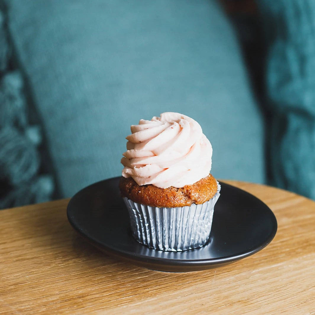 Strawberry Gingerbread Cupcake