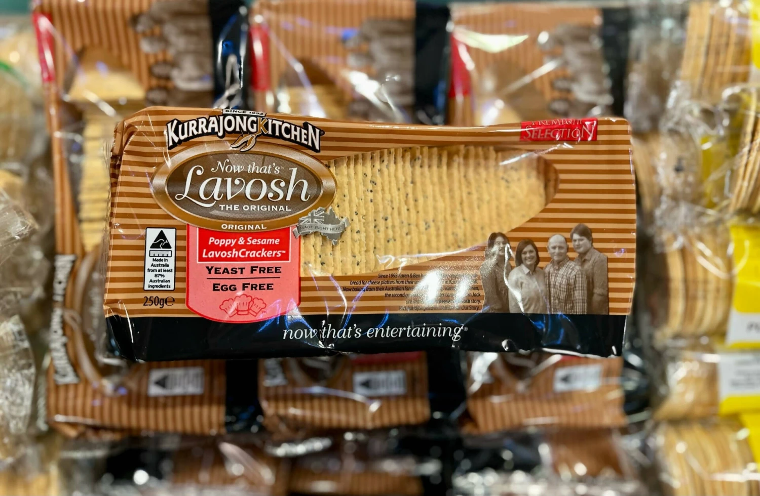 Poppyseed Lavosh Crackers