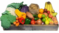 Large Seasonal Fruit And Vegetable Box - Certified Organic