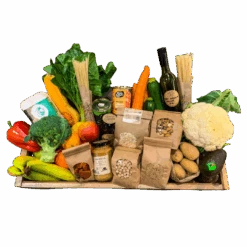 Home Essentials Box Including Seasonal Certified Organic Fruit And Vegetables