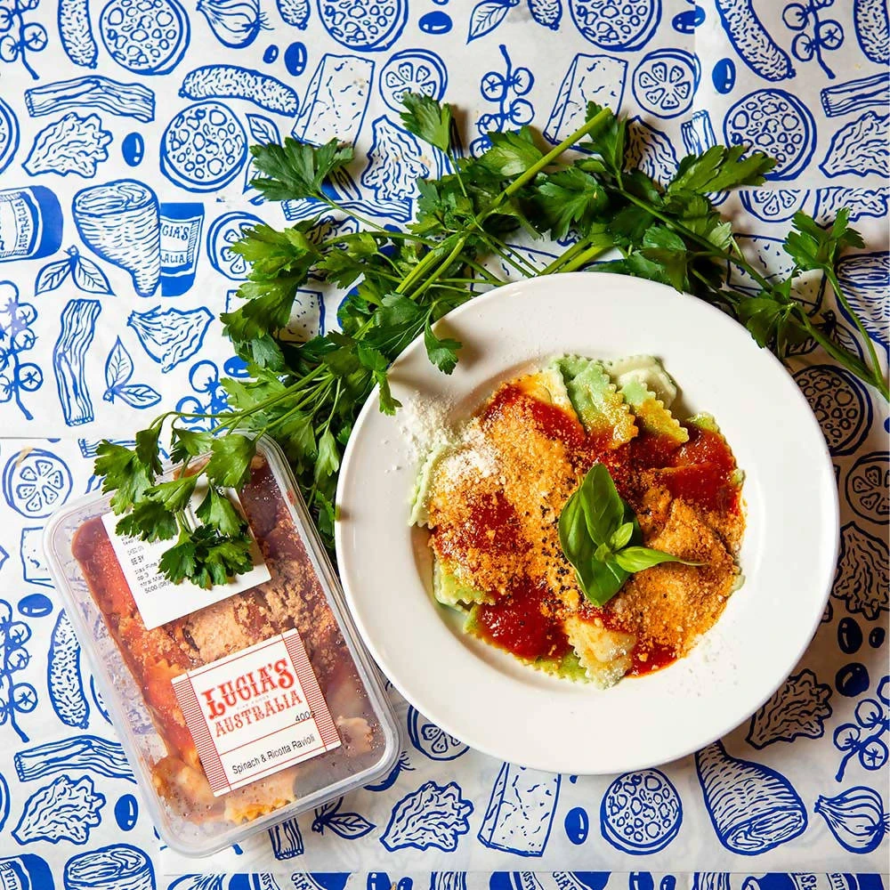 Lucias Spinach And Ricotta Ravioli