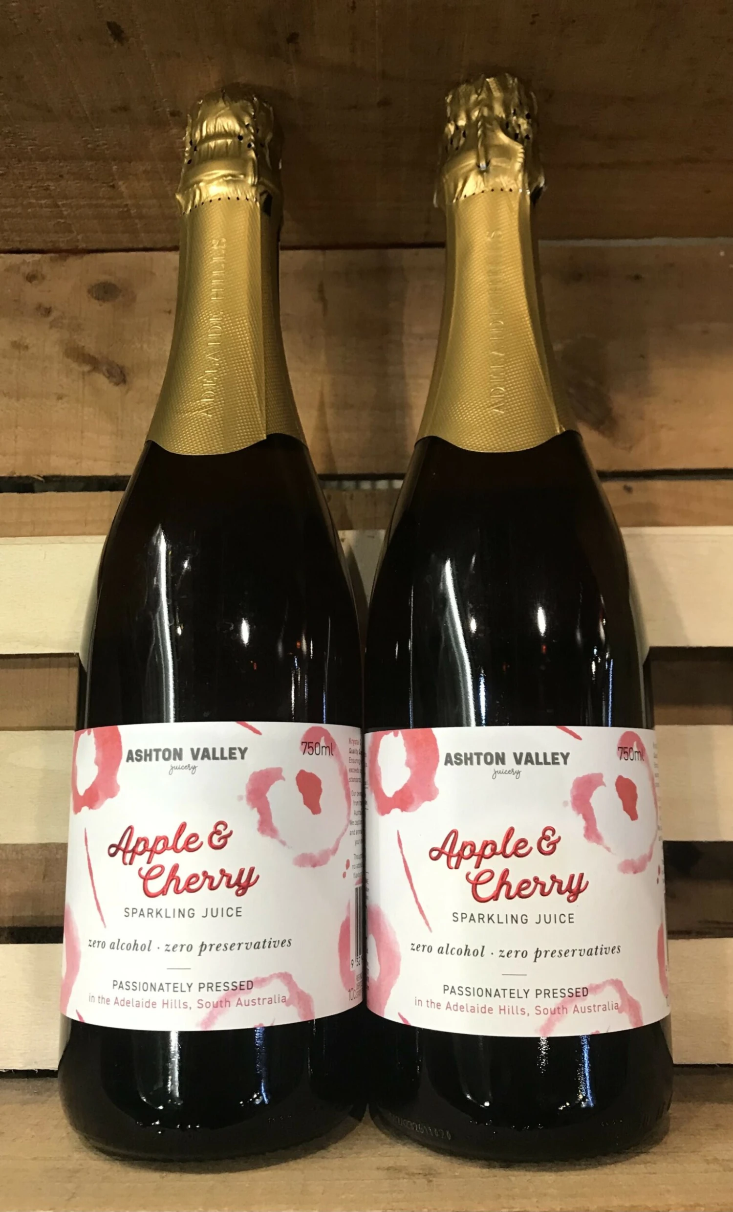 Apple & Cherry Sparkling Juice