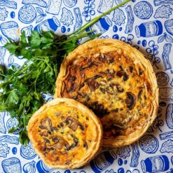 Lucias Mushroom Quiche