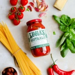 Lucia's Tomato, Olive & Caper Pasta Sauce
