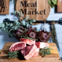 Saltbush Dorper Lamb Loin Chops ($35 P/kg)