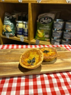 Leek And Blue Cheese Quiche