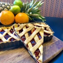 Guava And Dulce De Leche Pie